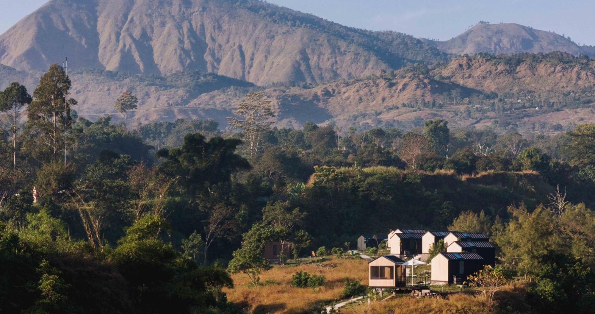 Bobocabin Gunung Rinjani, Lombok 셈바룬 라왕 외부 사진